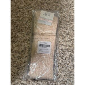 Pudus Women's Tan Thigh-high Sweater Socks